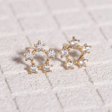 Mondria Star Stud Earrings ENOM4118