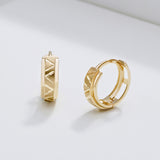 Edge Modern Hoop Earrings EMSM4964