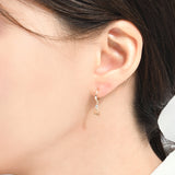 Heart Shine Hoop Earrings EMSM4967