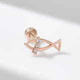 Fish line Piercing EMSM4969