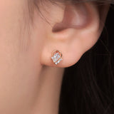 Simple Ques Square Earrings ECOM4586