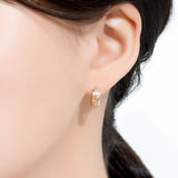 Edge Modern Hoop Earrings EMSM4964
