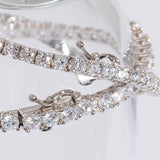 Silver Tennis Bracelet BOOM1015~6
