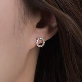 Shine Circle Hoop Earrings ECPM4096