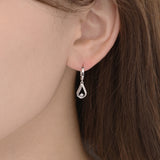Tears Drop Hoop Earrings EMSS4814