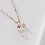 Lucky Fish Necklace NJUM4039
