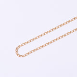 Bold Curve Long Chain Necklace NLES4002