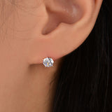 Clara Round 6mm Stud Earrings ETRM4318