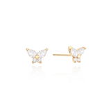 Spring Butterfly Stud Earrings ENOM4151