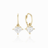 Slim Diamond Cut Earrings ENOM4197