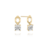 Link Square Earrings ETRM4387