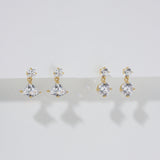 Round Drop Earrings ENOM4187