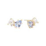 Twin Pear Cut Stud Earrings EMSM4888