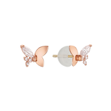 Shine Butterfly Stud Earrings ETRM4186