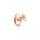 Shine Ribbon Single Hoop ETRM4181