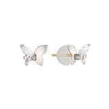 Shine Butterfly Stud Earrings ETRM4186