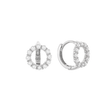 Shine Circle Hoop Earrings ECPM4096