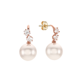 Pearl Square Stud Earrings ETRM4134