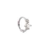 Double Stone Single Hoop EETM4485