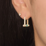Noi Arch Mint Huggie Earrings ELKS4183