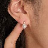 Poe Pearl Stud Earrings EMSS4104