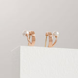 Swell Pearl Hoop Earrings ETRM4365