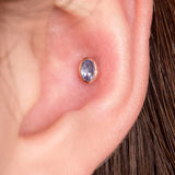 Iliha Lavender Oval Piercing EONM4159