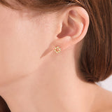 Le Angle Ball Stud Earrings EAMM0565