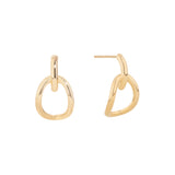 Volume Oval Chain Earrings EAMM4009