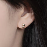 [10K] Kitty Cat Earrings EAMM0022