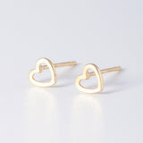 Mini Heart Stud Earrings ENOM4148