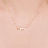 Flutter Lithe Gem Necklace NLKS4176