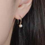 Hook Pearl Petit Earrings EETM4492