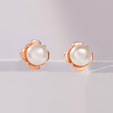 14k Gold Aubrie Pearl Earrings EETM4525