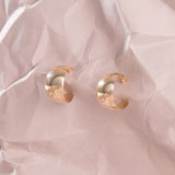 Hollow volume Stud Earrings EAMM4013