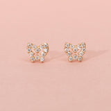 Even Butterfly Stud Earrings ENOM4129