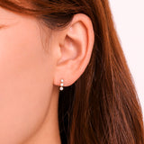 Mini Triple Huggie Earrings ENOM4152