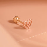 [20% SALE] Double Heart Piercing ESWM4109