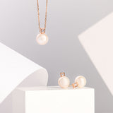 Mary Elegant Pearl Earrings ETRS4093