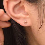 [20% SALE] Double Heart Piercing ESWM4109