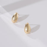 Pear Volume Stud Earrings EAMM0564