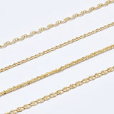 H Angled Chain Necklace -0.7 NFEM4019