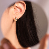 Half and half Earrings EAMM4012