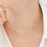 H Curve Chain Necklace -0.5 NFEM4018