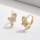 Butterfly Hoop Earrings EMSM4966