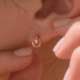 Petit Round Stud Earrings ETRM4339