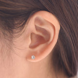 4mm Basic White Piercing ENOM4126