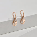 Modern Wave Hoop Earrings ETRM4409