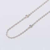 Round Bezel Point Necklace NNKM4370