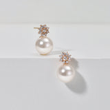 Fresh Water Pearl Dahlia Earrings ETRS4096